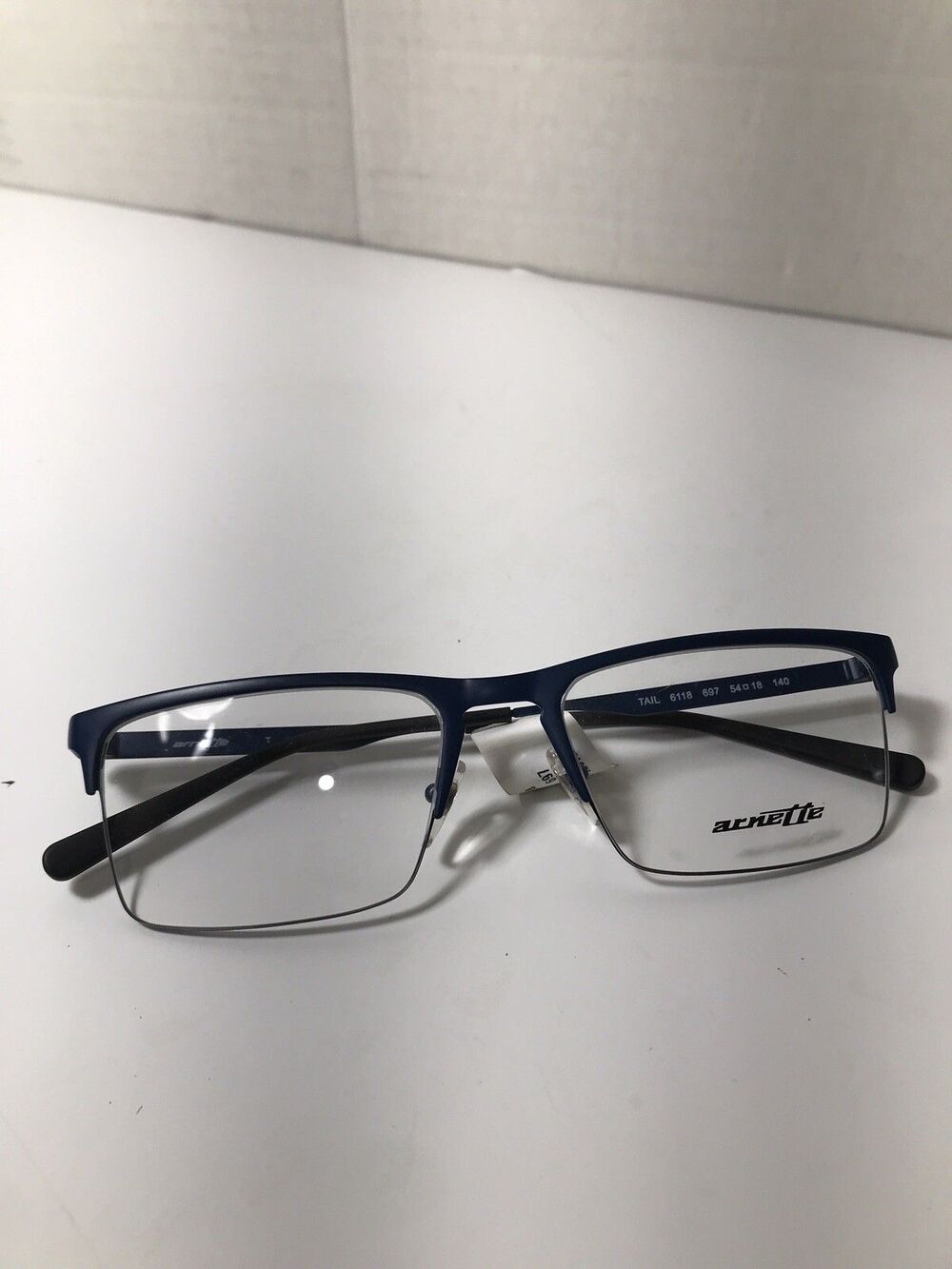 ARNETTE TAIL 6118 697 BLUE BLACK AUTHENTIC EYEGLASSES 54-18